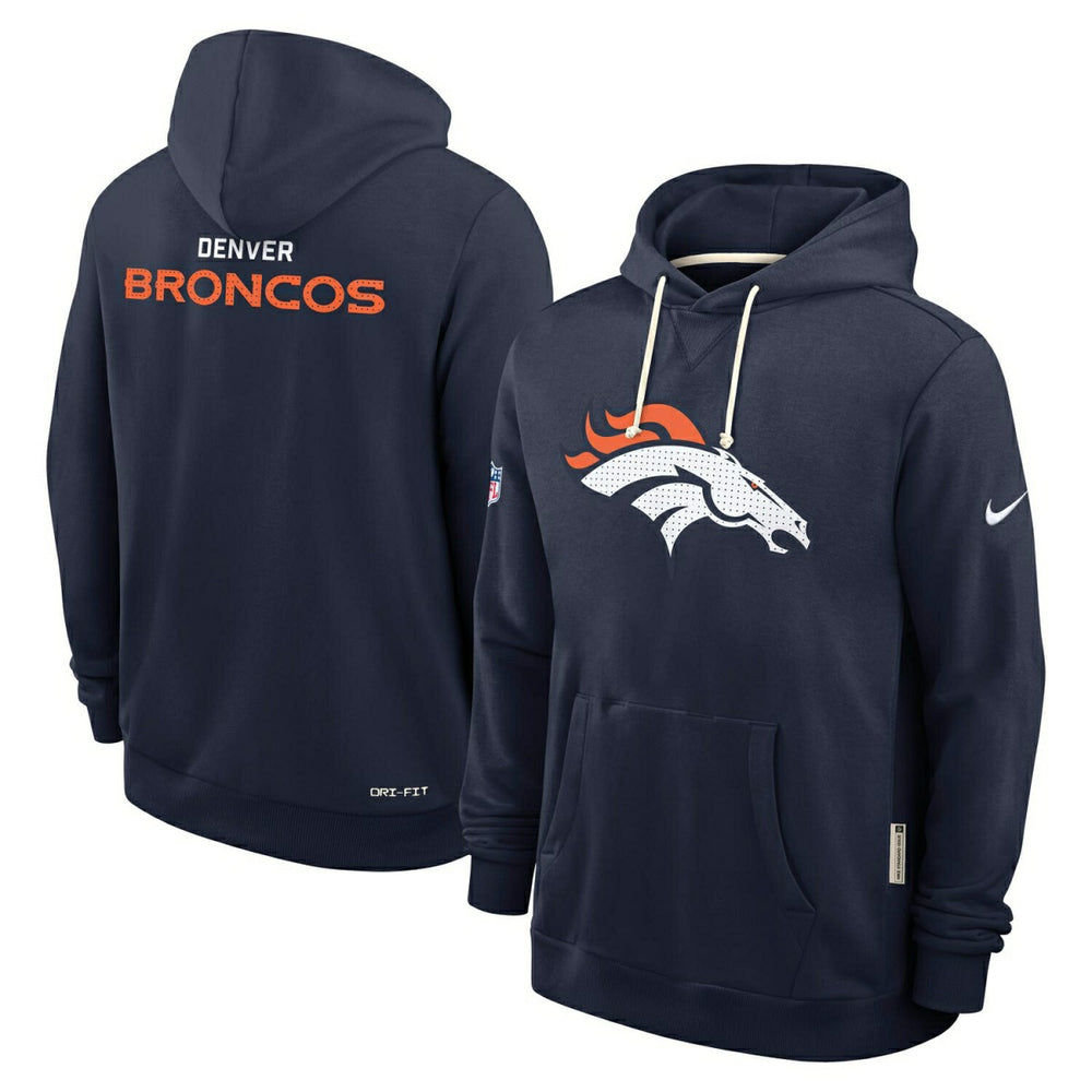 Denver Broncos 2025 NFL Sideline Nike Standard Issue Hoodie Navy - Taass outlet