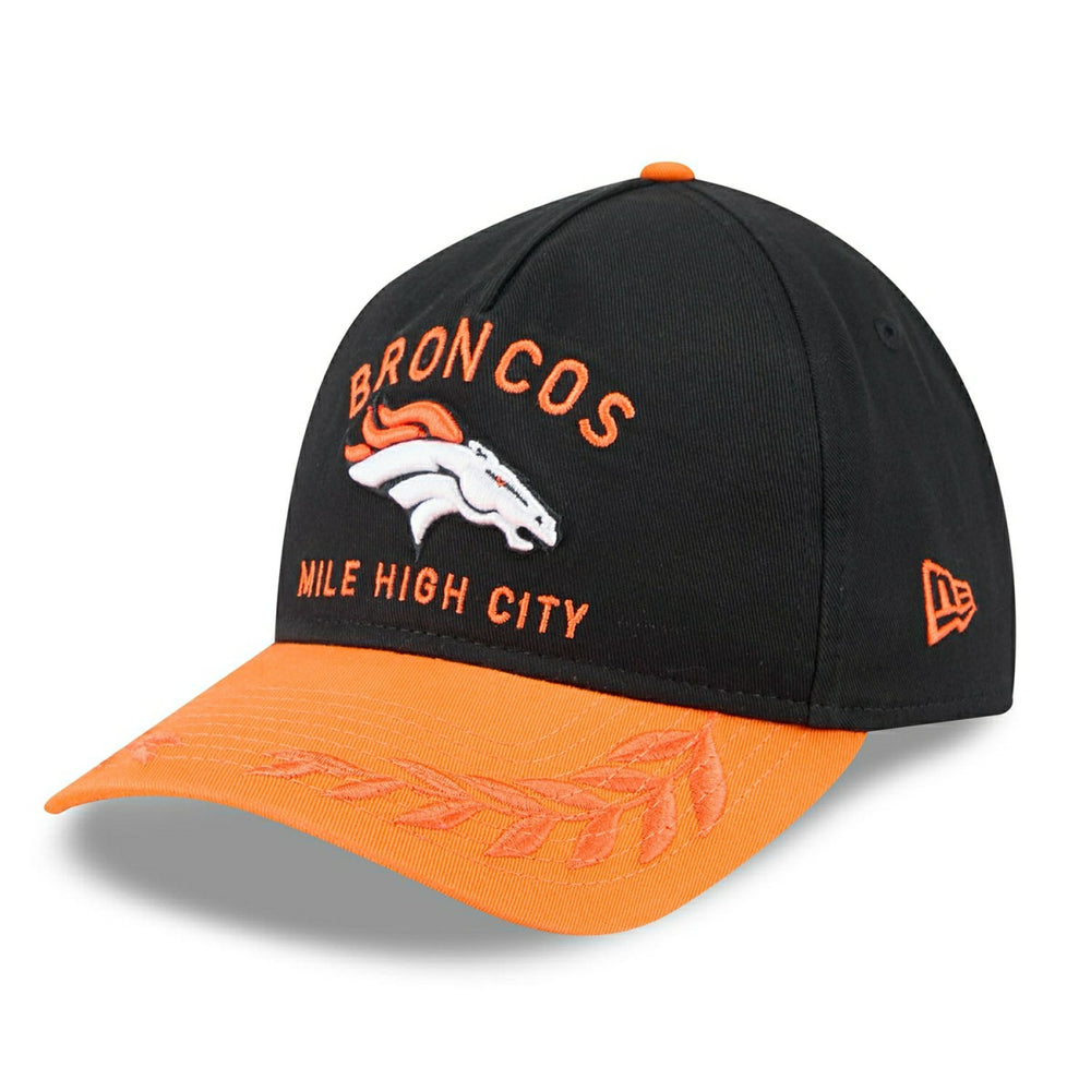 Denver Broncos 2025 NFL Draft 9TWENTY A-Frame Adjustable Cap Black - Taass on sale