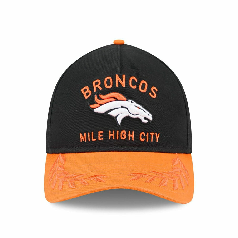 Denver Broncos 2025 NFL Draft 9TWENTY A-Frame Adjustable Cap Black - Taass on sale