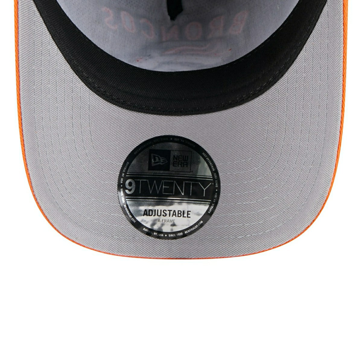 Denver Broncos 2025 NFL Draft 9TWENTY A-Frame Adjustable Cap Black - Taass on sale