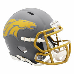 Denver Broncos Slate Alternate NFL Speed Mini Helmet - Taass for sale