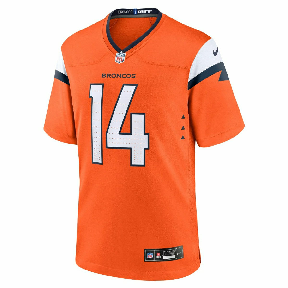 Courtland Sutton #14 Denver Broncos Nike Game NFL Jersey Orange - Taass US