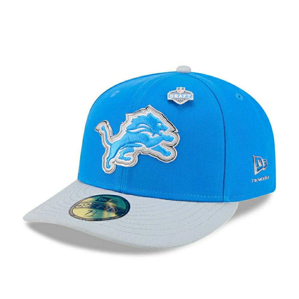 Detroit Lions 2026 NFL Draft Pre-Curved 59FIFTY Fitted Cap - Taass US