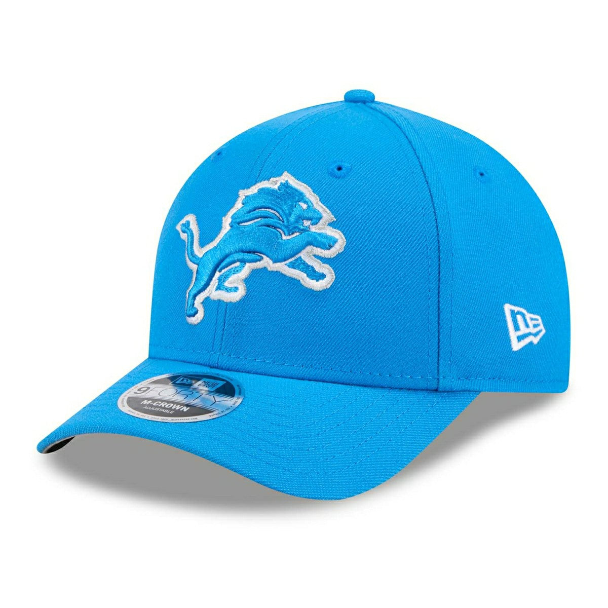 Detroit Lions NFL Team Logo New Era 9FORTY M-Crown Snapback Cap Blue - Taass sale