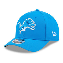 Detroit Lions NFL Team Logo New Era 9FORTY M-Crown Snapback Cap Blue - Taass sale