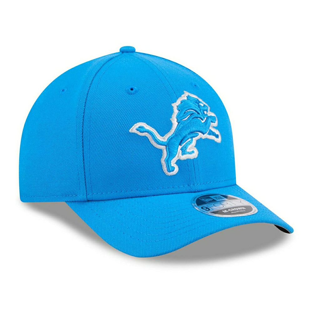 Detroit Lions NFL Team Logo New Era 9FORTY M-Crown Snapback Cap Blue - Taass sale