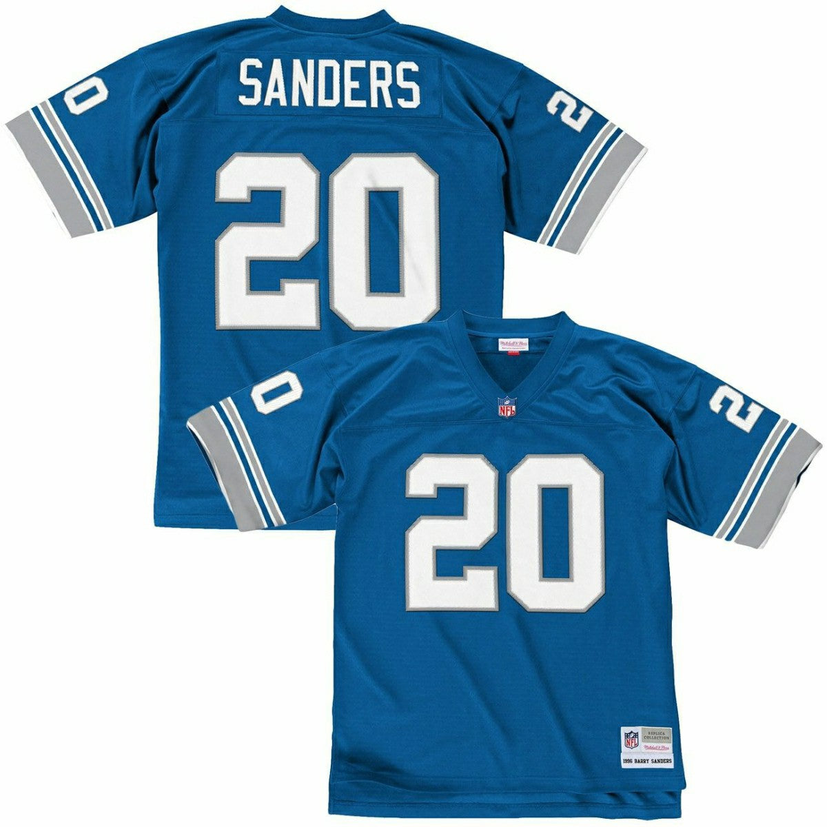 Barry Sanders #20 Detroit Lions Legacy Throwback NFL Jersey Blue - Taass outlet