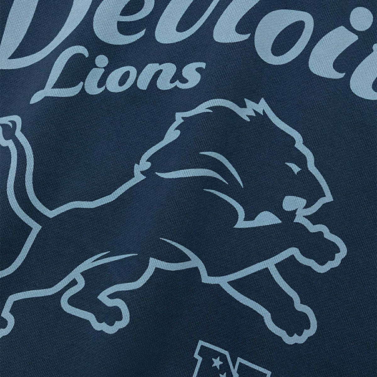 Detroit Lions L&L '96 Classics NFL Crew Sweater Navy - Taass for sale