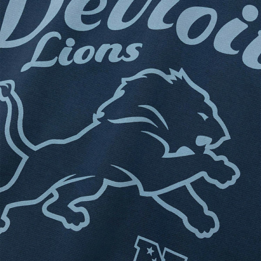 Detroit Lions L&L '96 Classics NFL Crew Sweater Navy - Taass for sale