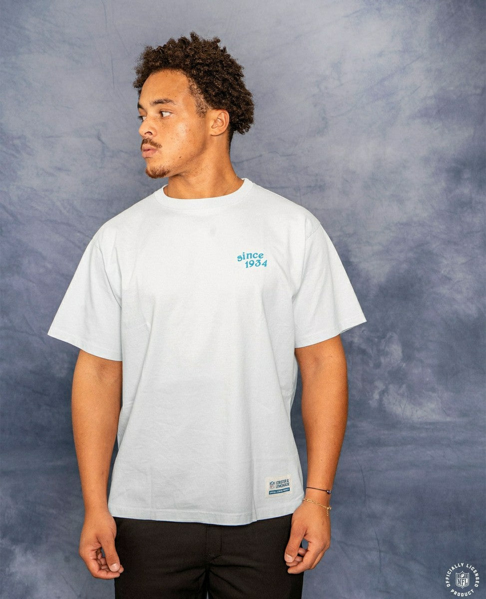 Detroit Lions L&L '89 Classics NFL T-Shirt Light Gray - Taass Online