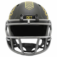 Detroit Lions 2025 Salute to Service NFL Speed Mini Helmet - Taass for sale