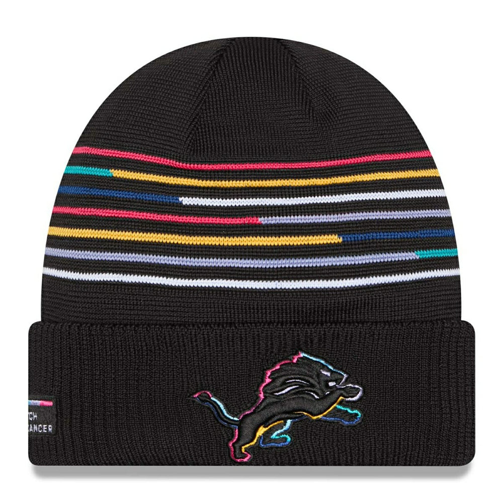 Detroit Lions 2025 NFL Crucial Catch New Era Knit Hat - Taass US