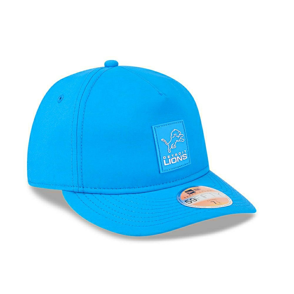 Detroit Lions 2025 NFL On-Field Sideline 59FIFTY A-Frame Fitted Cap Blue - Taass Online