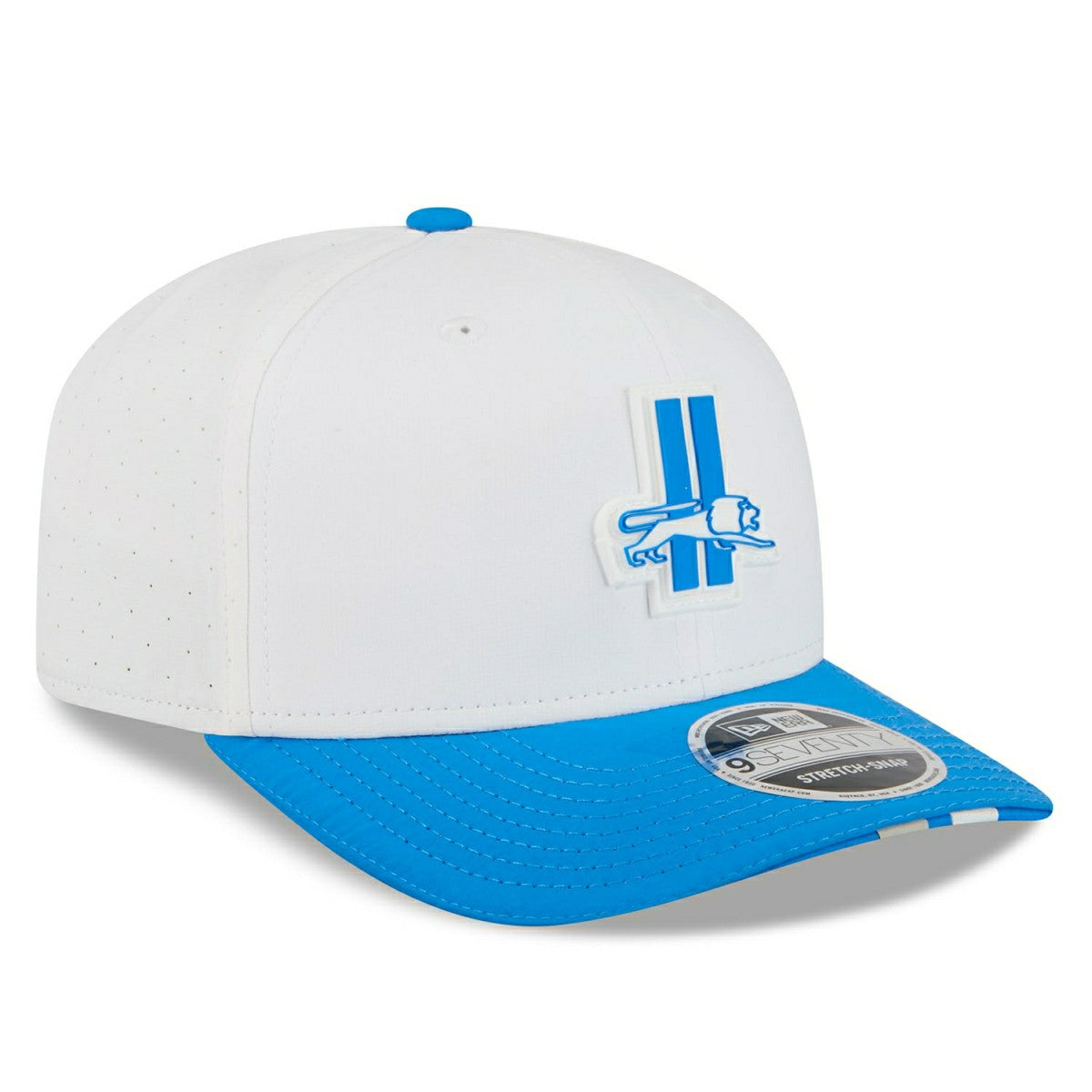 Detroit Lions Historic Logo 2025 NFL Training Camp New Era  9SEVENTY Stretch-Snap Cap OTC White - Taass outlet