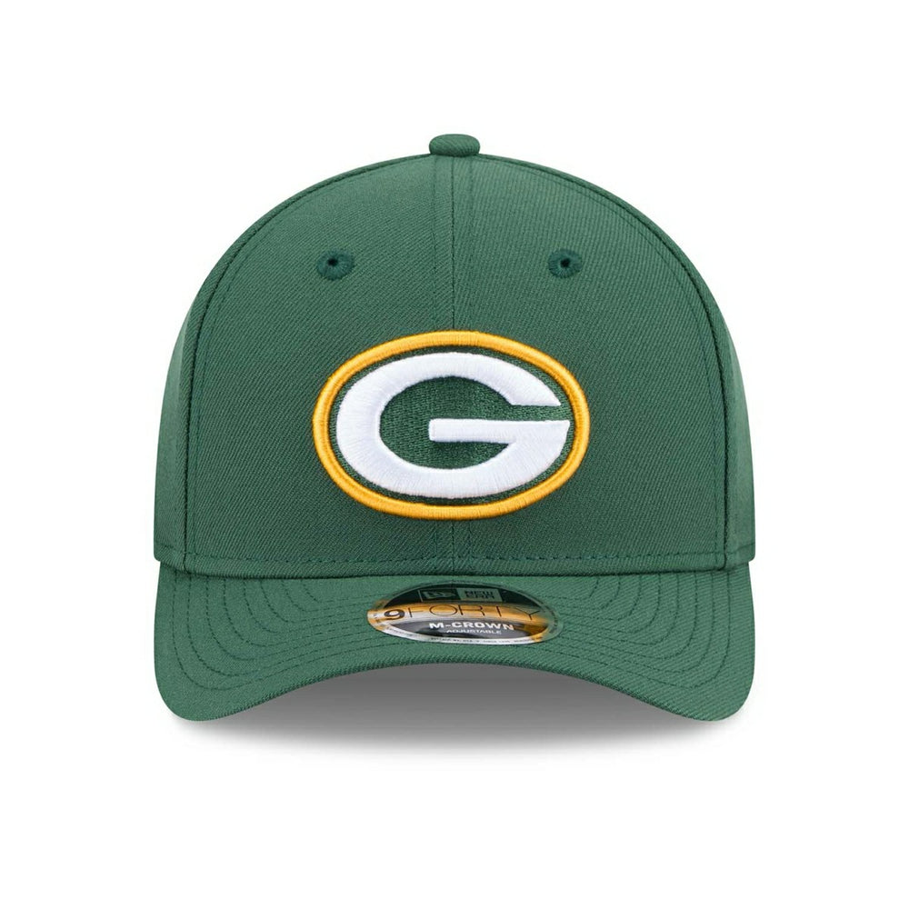 Green Bay Packers NFL Team Logo New Era 9FORTY M-Crown Snapback Cap Green - Taass discount