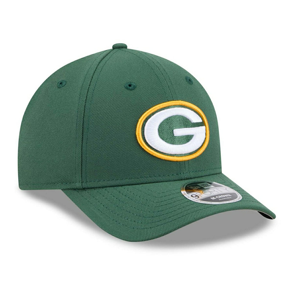 Green Bay Packers NFL Team Logo New Era 9FORTY M-Crown Snapback Cap Green - Taass discount
