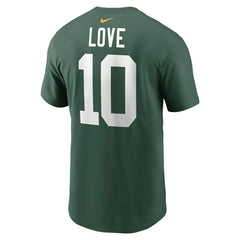 Jordan Love #10 Green Bay Packers Nike Player NFL T-Shirt Green - Taass Online