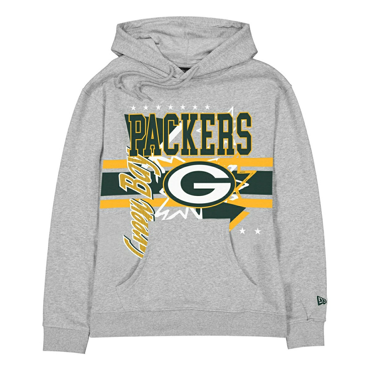 Green Bay Packers Sport Classics Oversized NFL Hoodie Gray - Taass discount