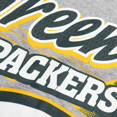 Green Bay Packers Sport Classics Oversized NFL T-Shirt Gray - Taass sale