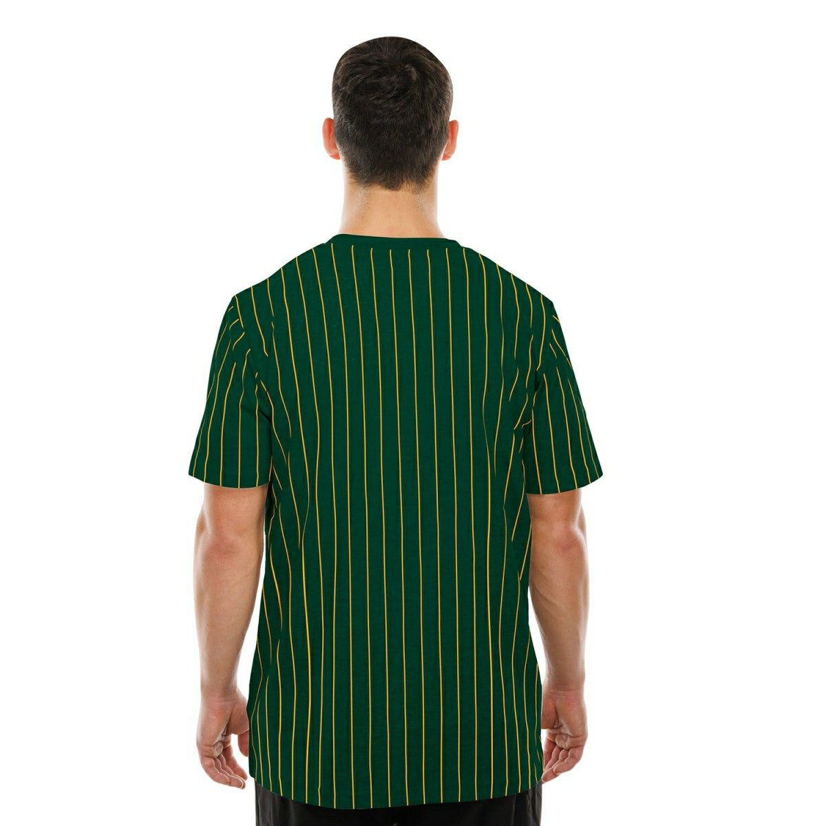 Green Bay Packers Retro Stripe NFL T-Shirt Green - Taass Online