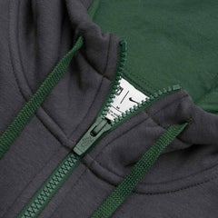 Green Bay Packers Playbook NFL Full-Zip Fleece Hoodie Anthracite - Taass US