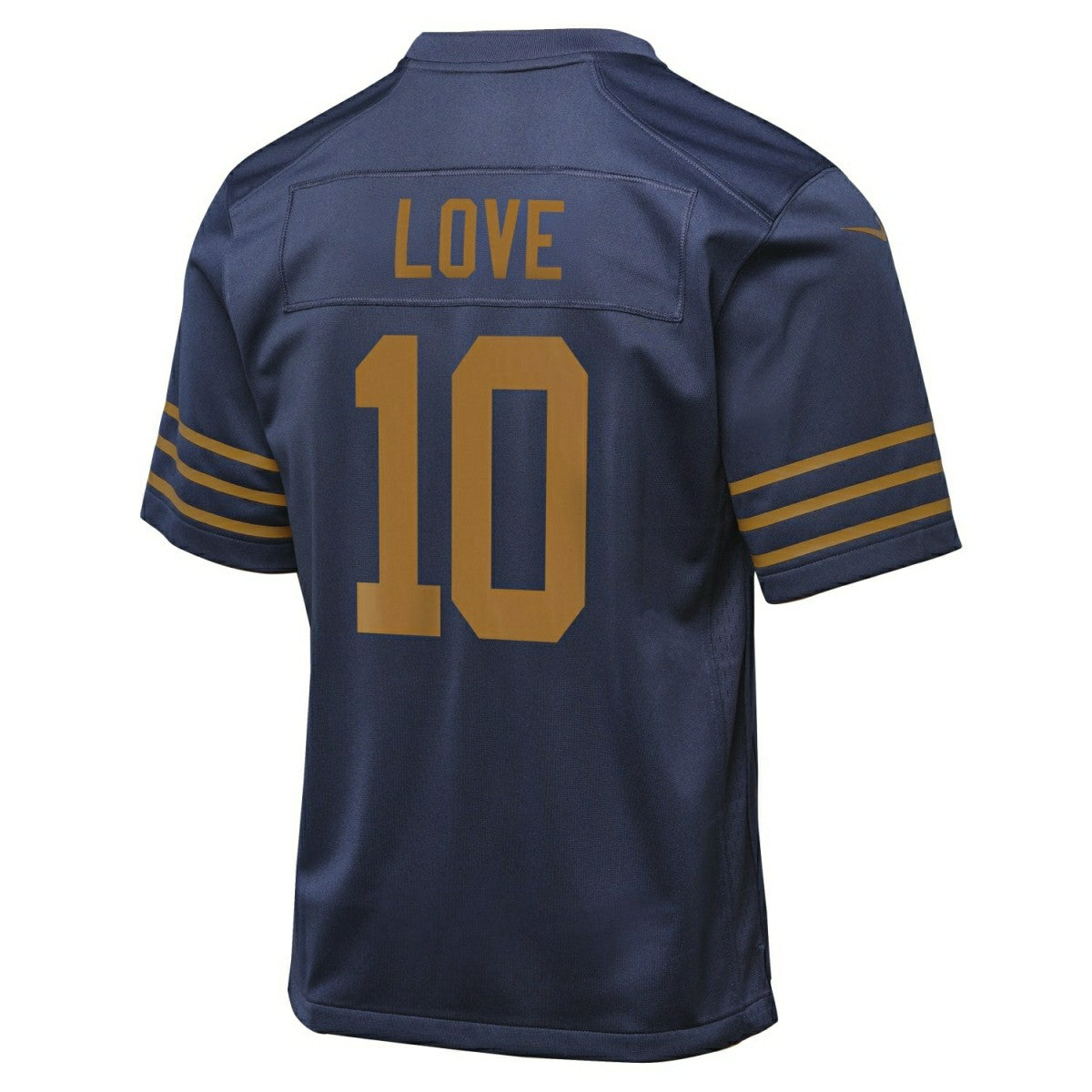 Jordan Love #10 Green Bay Packers Game Football NFL Throwback ALT Jersey Navy (YOUTH) - Taass on sale