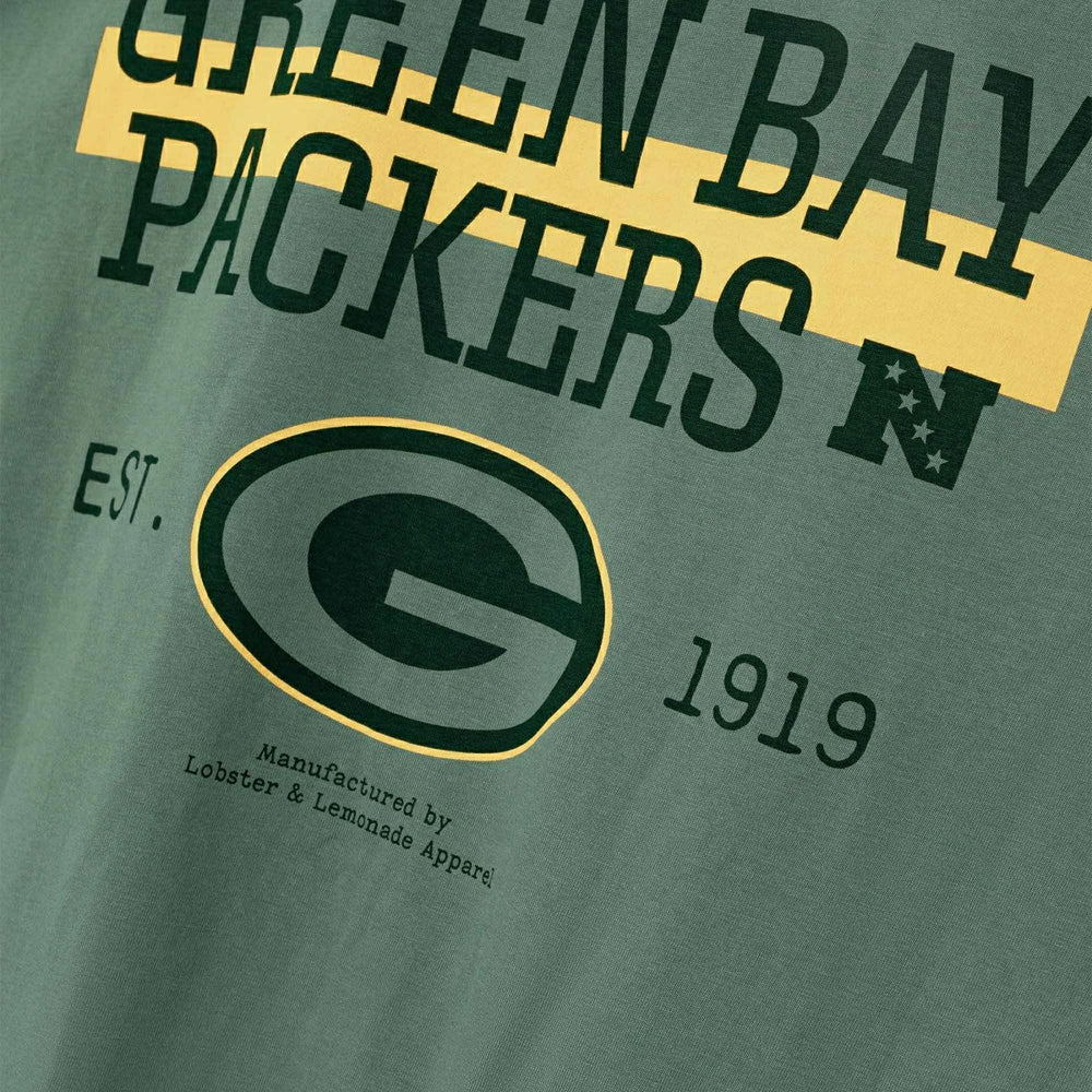 Green Bay Packers L&L '89 Classics NFL T-Shirt Green - Taass outlet