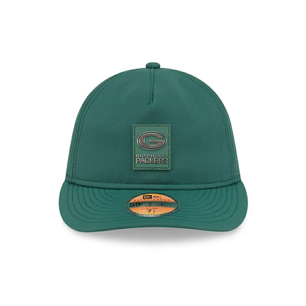 Green Bay Packers 2025 NFL On-Field Sideline 59FIFTY A-Frame Fitted Cap Green - Taass US