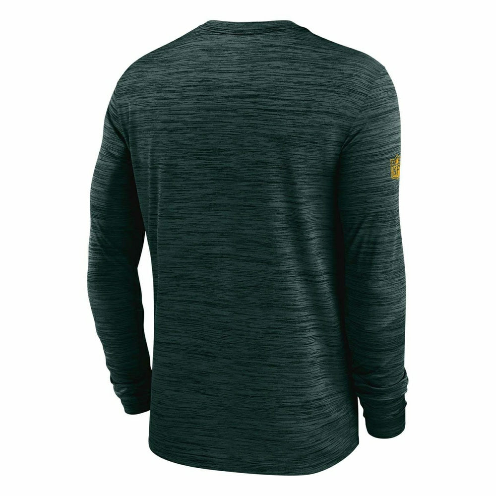 Green Bay Packers 2025 NFL Sideline Nike Velocity Performance Long Sleeve T-Shirt Green - Taass sale