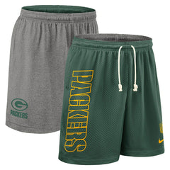 Green Bay Packers 2025 NFL Sideline Reversible Mesh Nike Dri-FIT Shorts Green - Taass for sale
