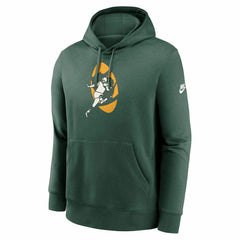 Green Bay Packers Throwback Nike Club NFL Hoodie Green - Taass discount