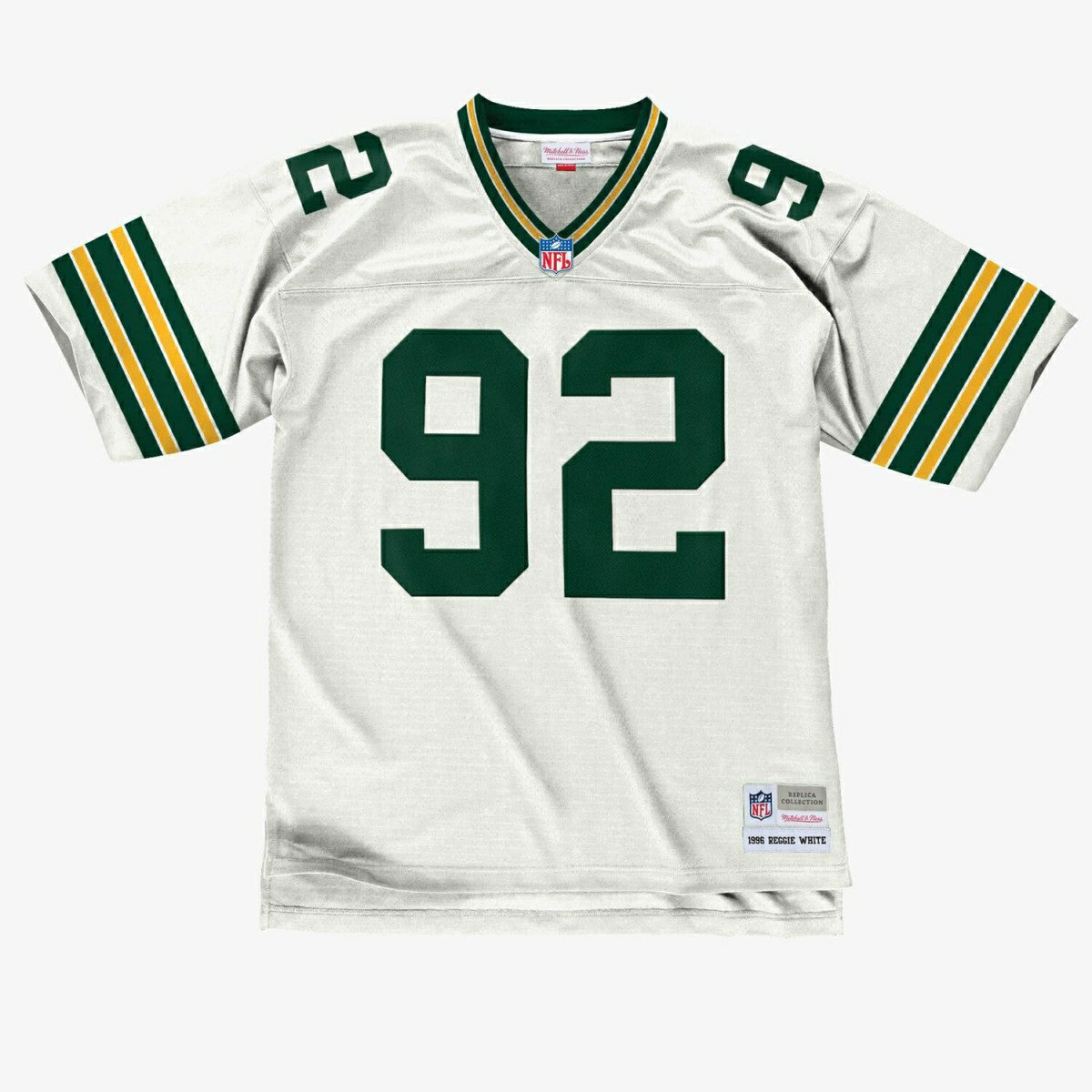 Reggie White #92 Green Bay Packers 1996 Mitchell & Ness Legacy NFL Jersey White - Taass sale