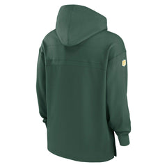 Green Bay Packers 2024 NFL On-Field Sideline Nike Jersey Hoodie Green - Taass Online