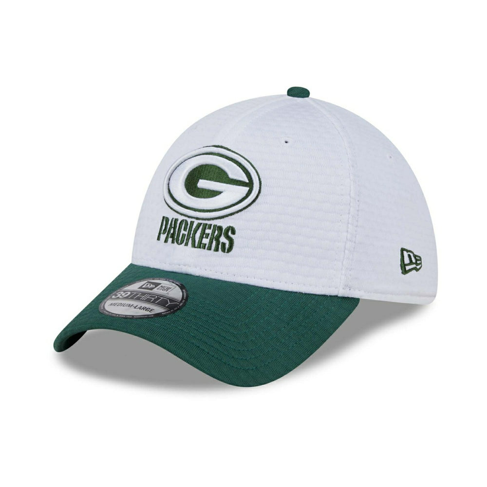 Green Bay Packers 2024 NFL Training Camp New Era 39THIRTY Flex Cap White - Taass US