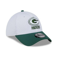 Green Bay Packers 2024 NFL Training Camp New Era 39THIRTY Flex Cap White - Taass US