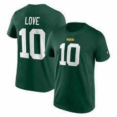 Jordan Love #10 Green Bay Packers Player NFL T-Shirt - Taass sale