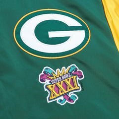 Green Bay Packers Mitchell & Ness Heavyweight Satin NFL Jacket - Taass for sale