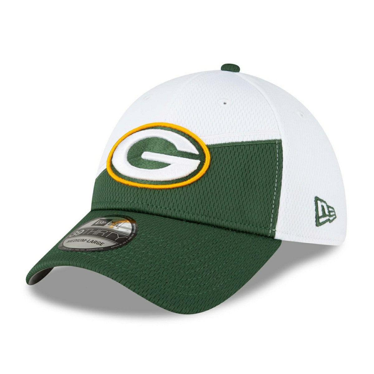 Green Bay Packers On Field 2023 NFL Sideline New Era 39THIRTY Flex Cap White - Taass for sale