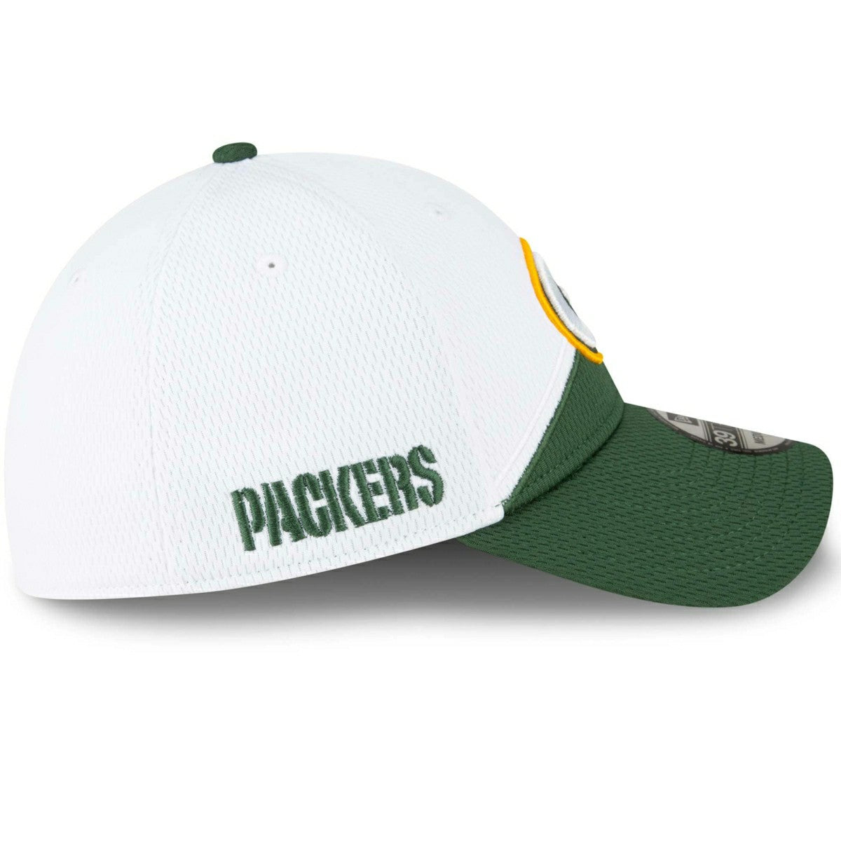Green Bay Packers On Field 2023 NFL Sideline New Era 39THIRTY Flex Cap White - Taass for sale