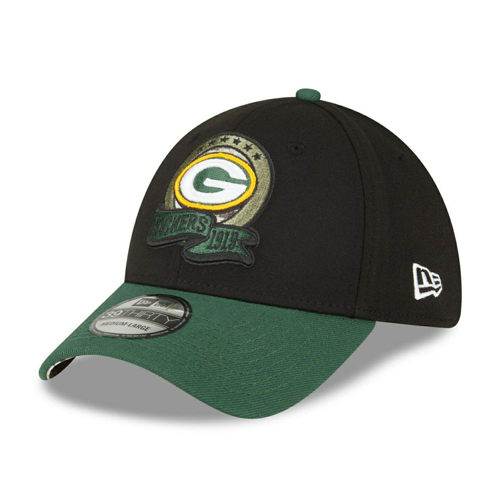 Green Bay Packers 2022 NFL On-Field Salute to Service New Era 39THIRTY Flex Cap - Taass Online
