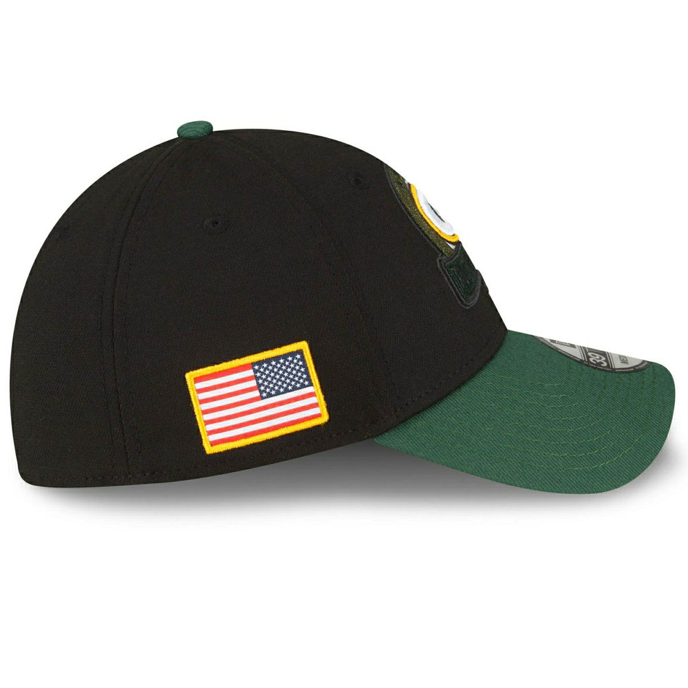 Green Bay Packers 2022 NFL On-Field Salute to Service New Era 39THIRTY Flex Cap - Taass Online