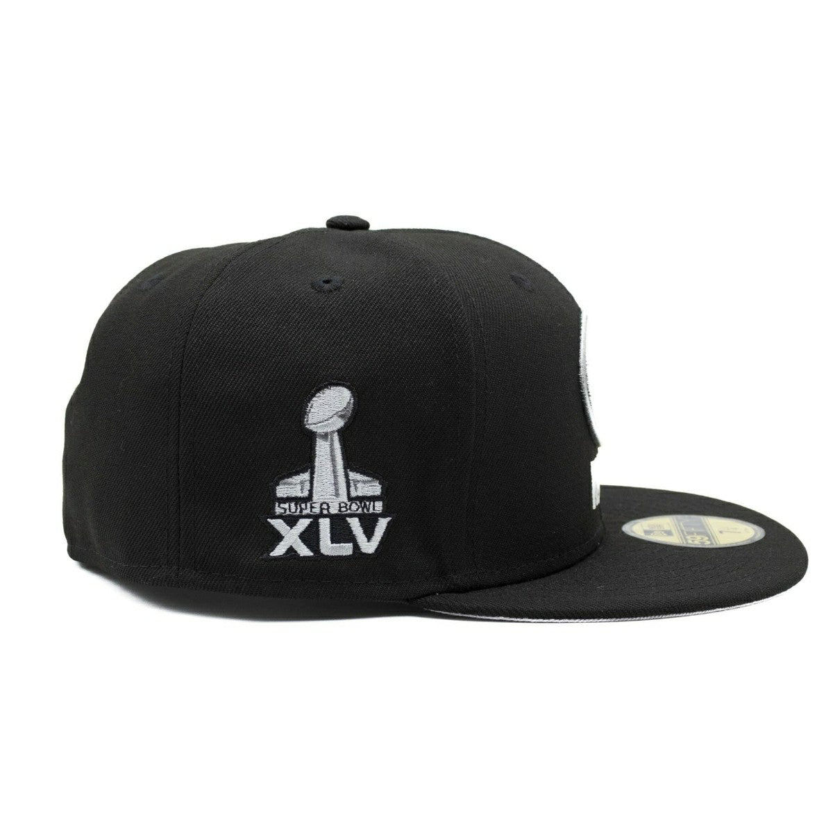 Green Bay Packers Super Bowl XLV New Era 59FIFTY Fitted NFL Cap Black - Taass outlet