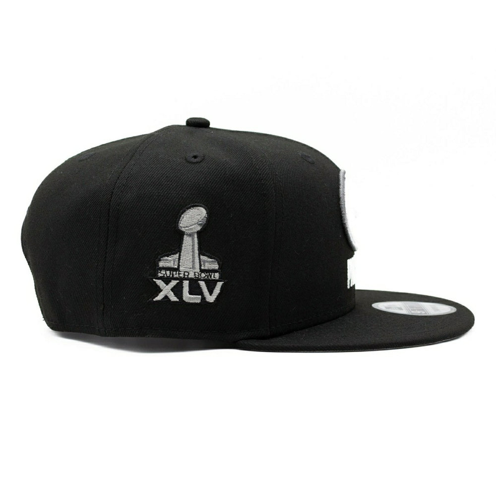 Green Bay Packers Super Bowl XLV New Era 9FIFTY Snapback NFL Cap Black - Taass discount
