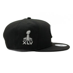 Green Bay Packers Super Bowl XLV New Era 9FIFTY Snapback NFL Cap Black - Taass discount