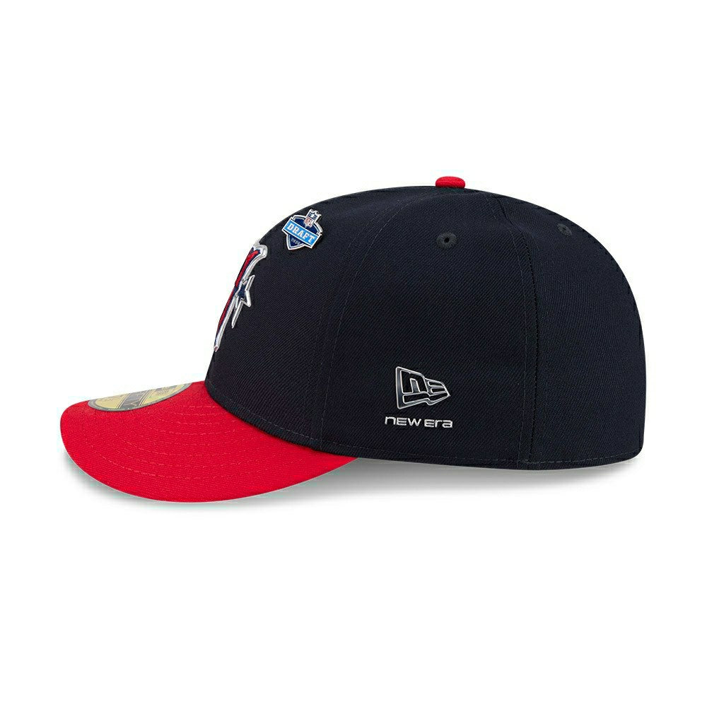 Houston Texans "H" 2026 NFL Draft Pre-Curved 59FIFTY Fitted Cap - Taass on sale