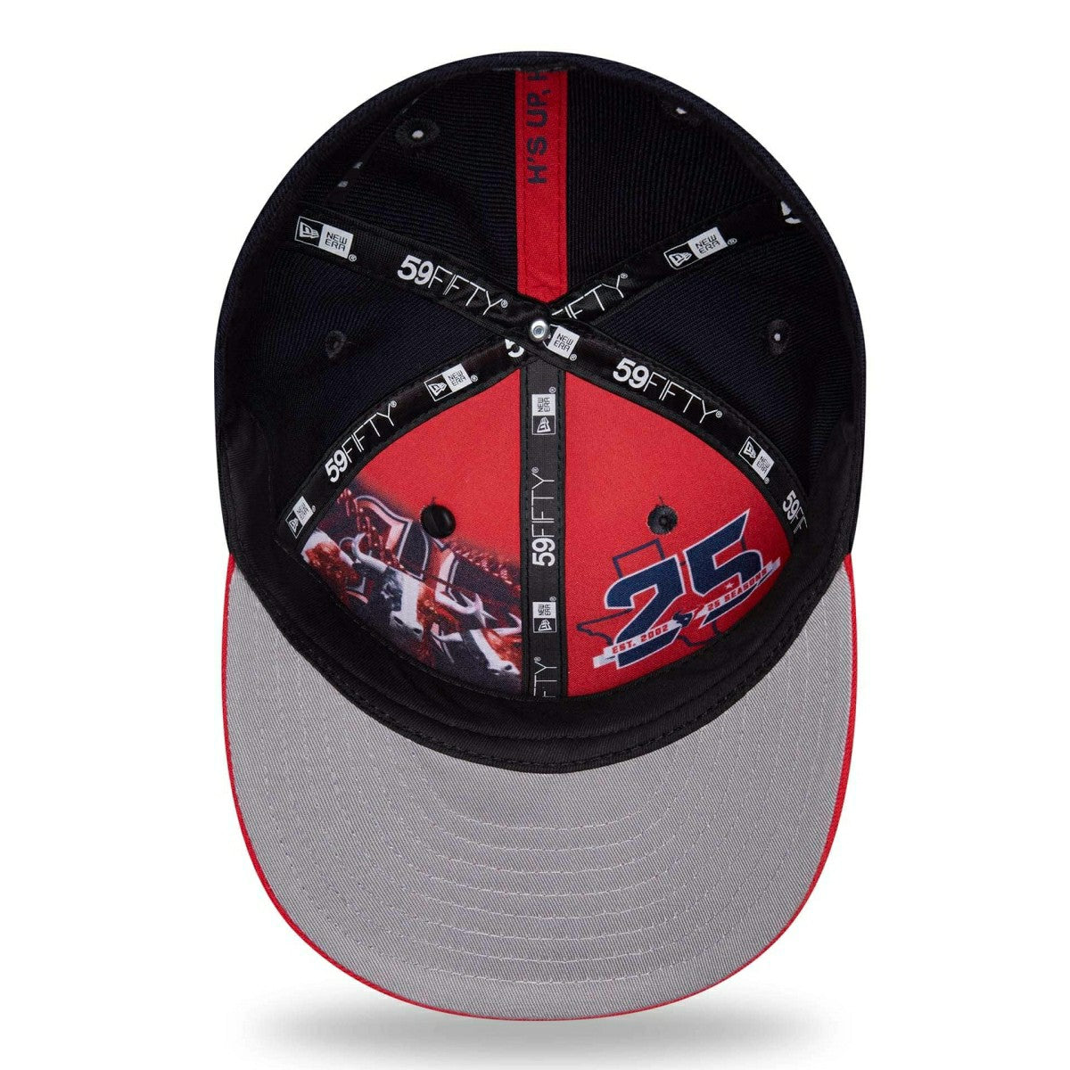 Houston Texans "H" 2026 NFL Draft Pre-Curved 59FIFTY Fitted Cap - Taass on sale