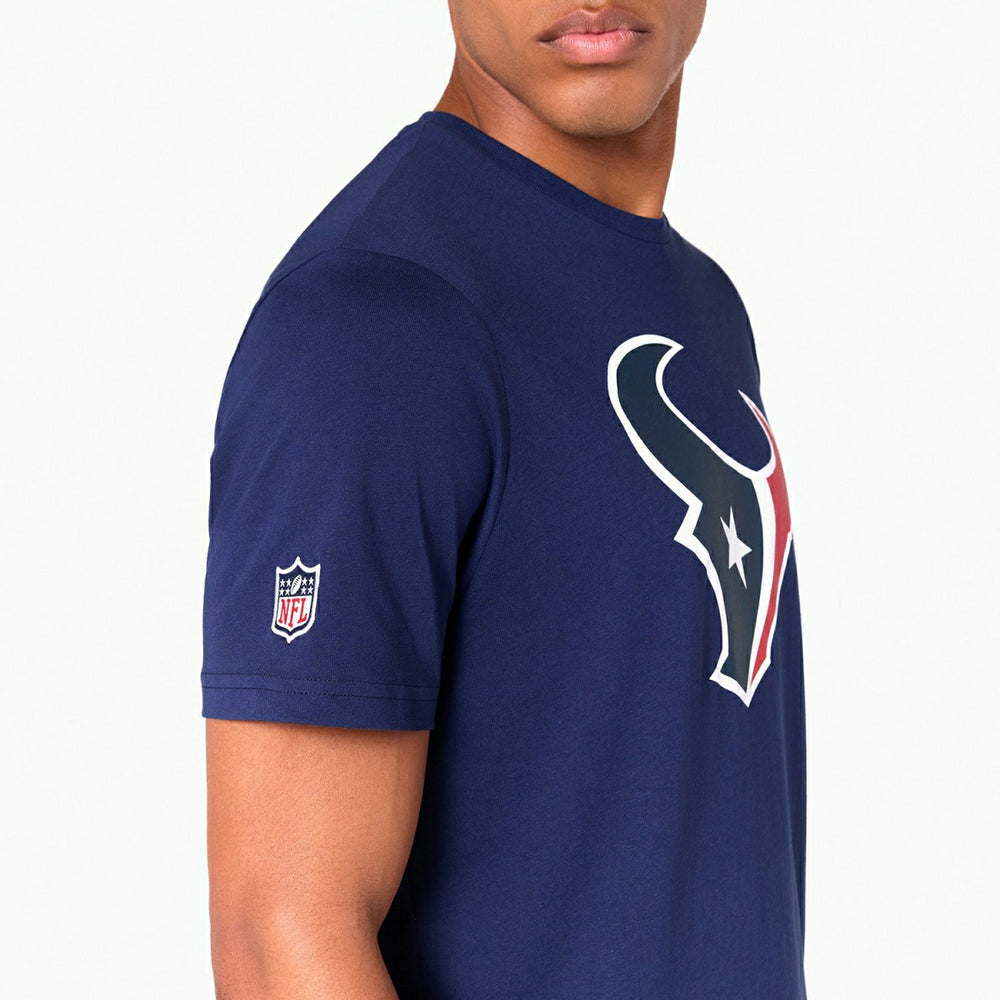 Houston Texans Team Logo New Era NFL T-Shirt Navy - Taass outlet