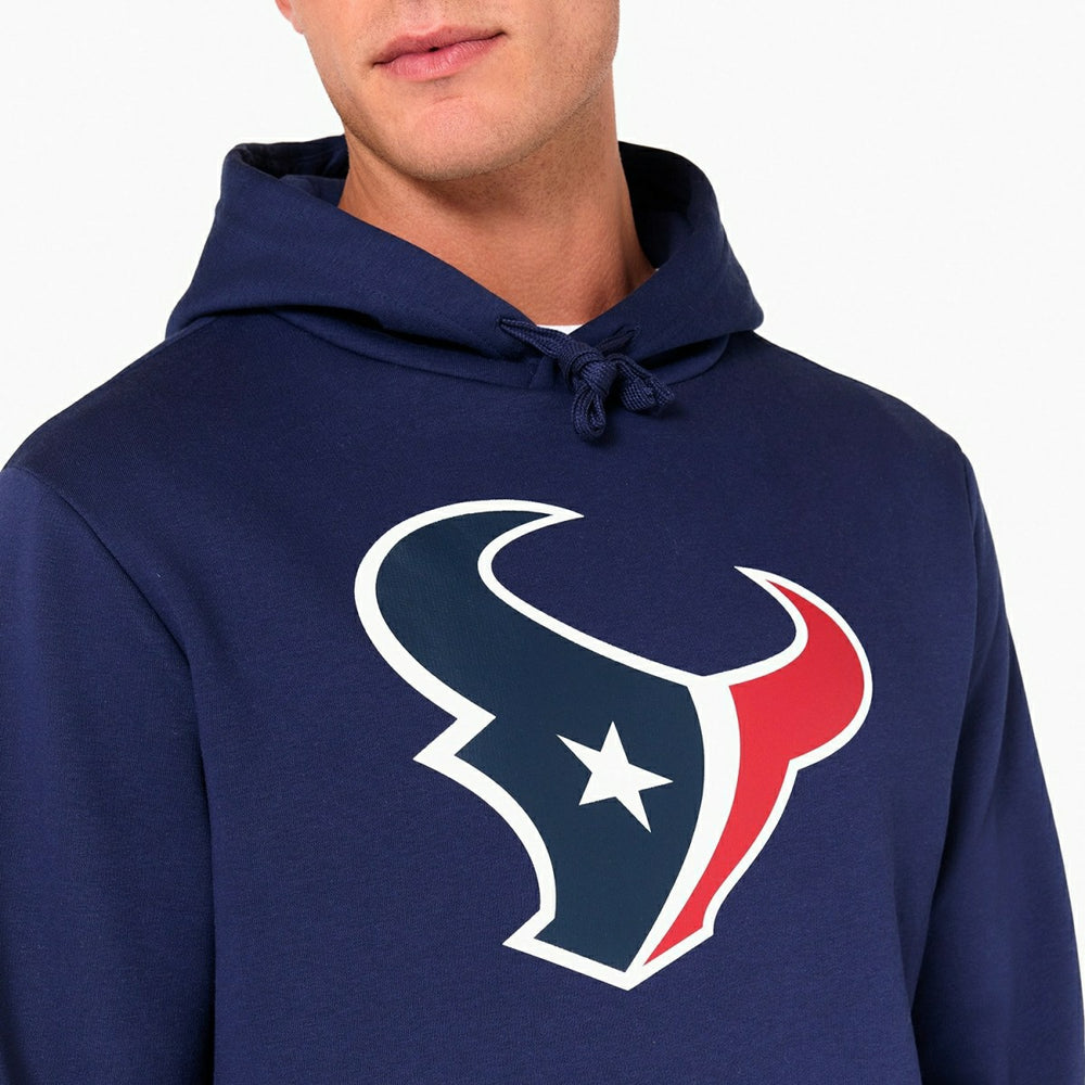 Houston Texans Logo Hoodie NFL Sweatshirt Navy - Taass discount
