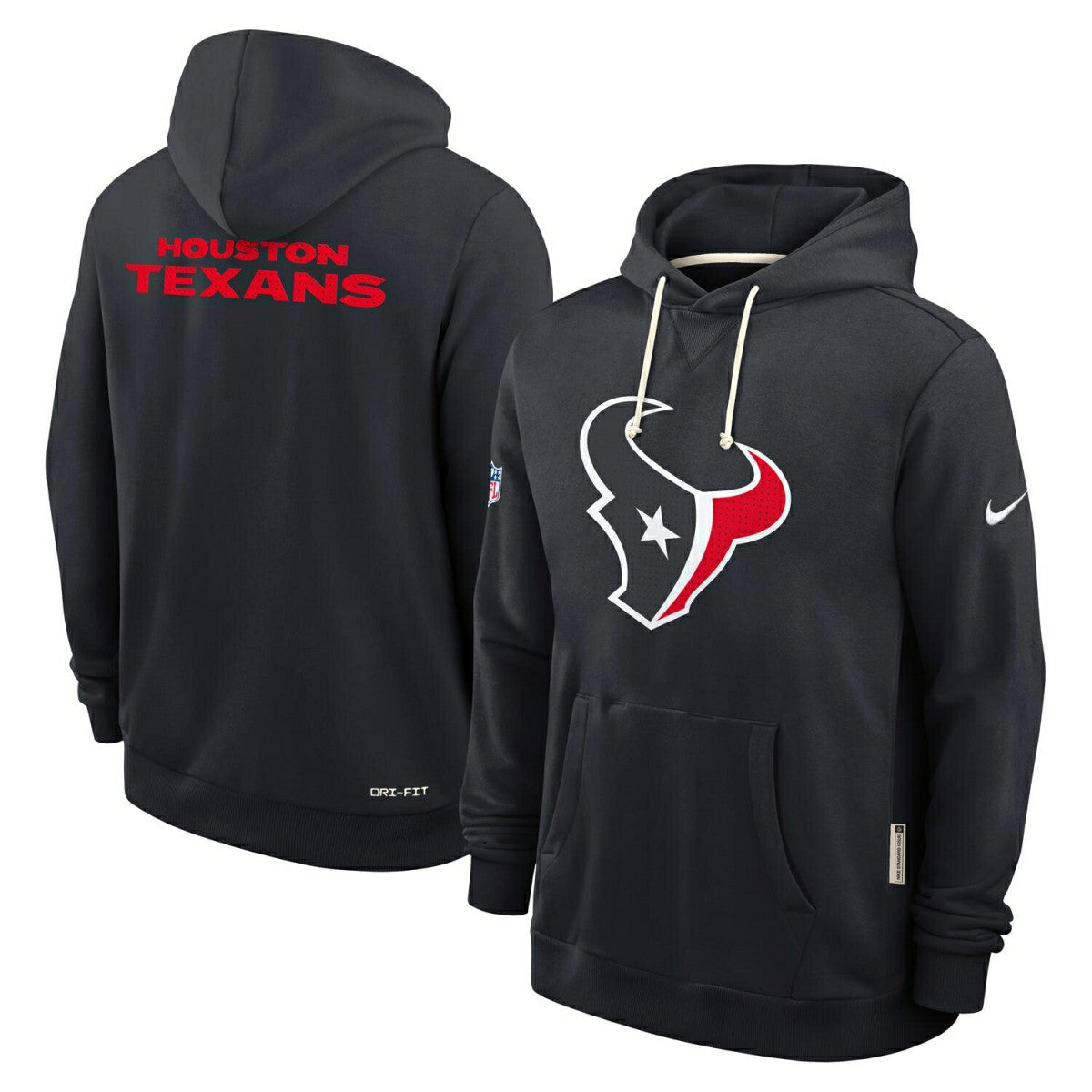 Houston Texans 2025 NFL Sideline Nike Standard Issue Hoodie Navy - Taass US