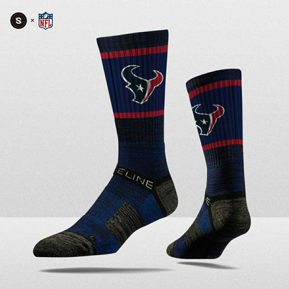 Houston Texans Strideline Premium NFL Crew Socks - Taass US